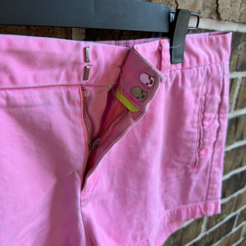 STYLUS Pink Bermuda Shorts Casual Cotton Blend - Picture 5 of 6